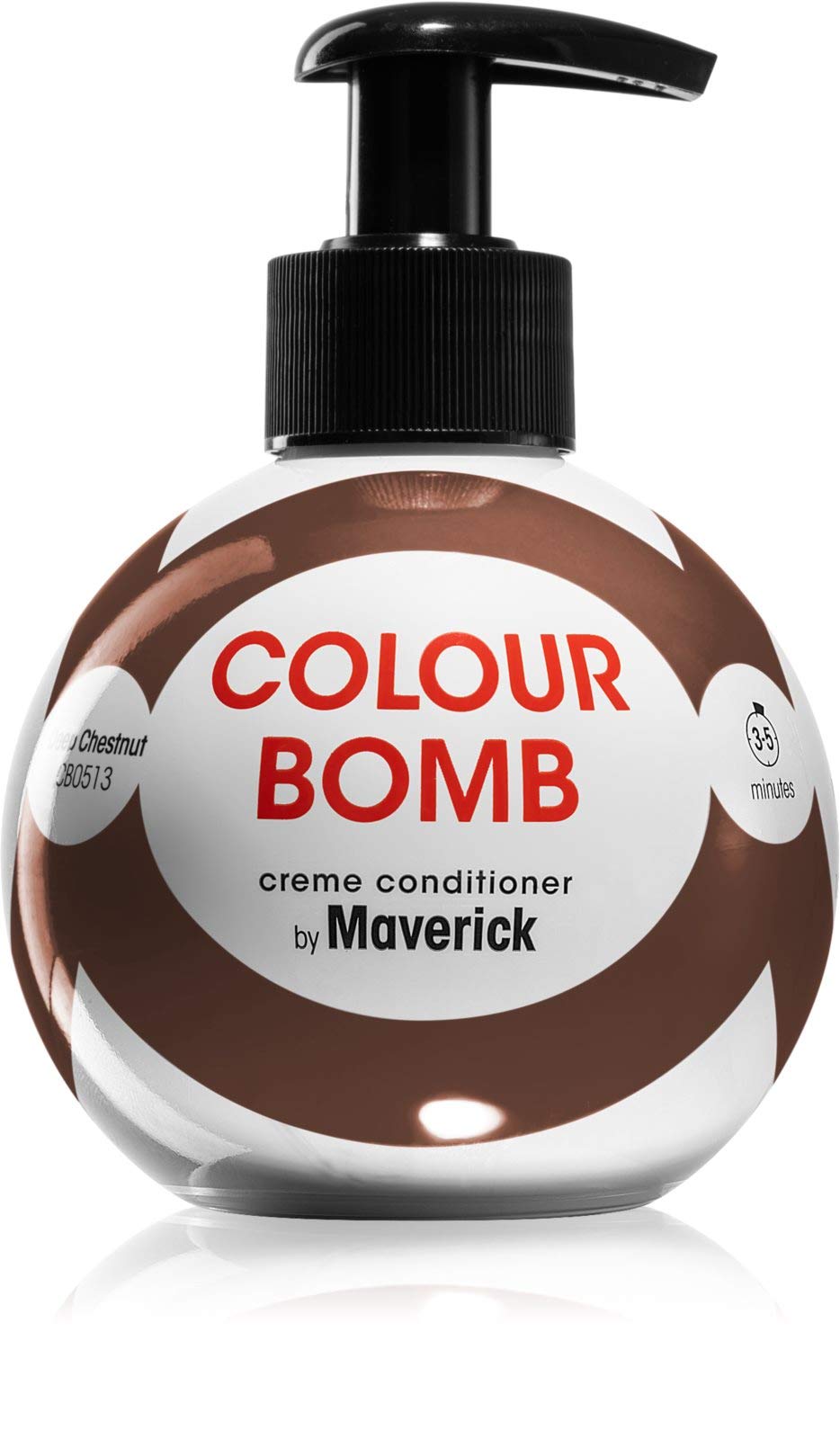 Colour Bomb by Maverick COLOUR BOMB SEMI-PERMANENT HAIR COLOUR CONDITIONER Deep Chestnut 250ml