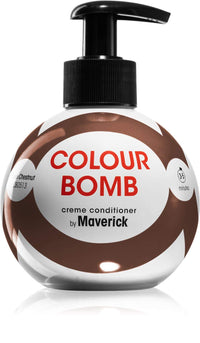 Colour Bomb by Maverick COLOUR BOMB SEMI-PERMANENT HAIR COLOUR CONDITIONER Deep Chestnut 250ml
