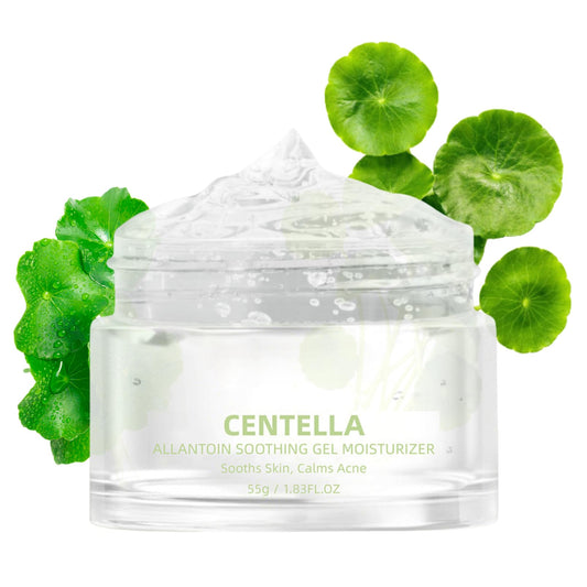 Hydrating Centella Gel Cream - Face Moisturizer for Women - Nourish Moisturiser for Oily Skin - Face Cream for Women - Centella Asiatica Gel Moisturiser - Sooths Skin Calms Acne 55g
