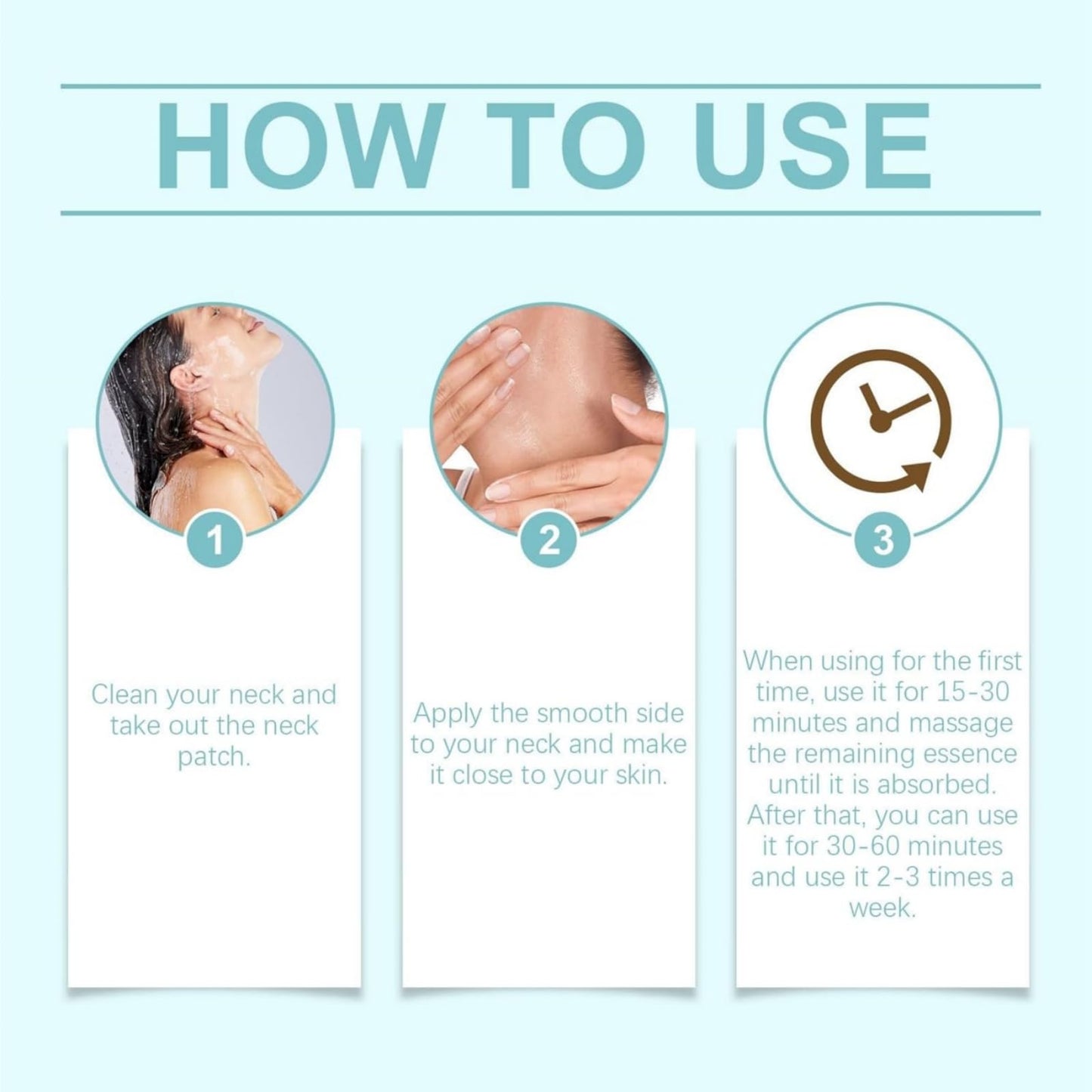 Yoowan 6pcs Firming Rejuvenating Neck Mask,Neck Tightening Products,Collagen Ne-Ck Mask,Dilute Skin Lines And Repair Skin,Moisturizing And Hydrating,Firming And Lifting,Soft And Breathable,Deep Nourishment