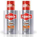 Alpecin Tuning Shampoo 2x 200ml | Preserves Natural Hair Colour and Supports Natural Hair Growth | Dark Caffeine Shampoo to Cover Early Grey Hairs | Hair Care for Men Made in Germany