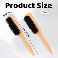 PSFXBM Slick Back Hair Brush for Smoothing Ponytail, Edge Control - Backcombing & Teasing Hairbrush with Wide for Sectioning & Parting,smoothing brush, Teasing Hair Brush for Men Women