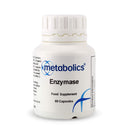 Enzymase by Metabolics | Enzyme Complex Capsules | Enzyme Blend Containing 7 Active Digestive Enzymes - Additive Free Enzyme Supplement