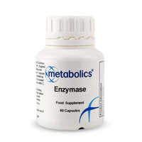 Enzymase by Metabolics | Enzyme Complex Capsules | Enzyme Blend Containing 7 Active Digestive Enzymes - Additive Free Enzyme Supplement