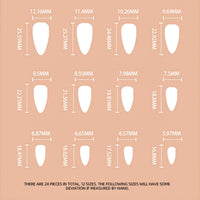 Angwis 24pcs Short Coffin False Nails Glitter Silver Stick on Nails Pink Ombre Press on Nails Removable Glue-on Nails Acrylic Full Cover Fake Nails Women Girls Nail Art Accessories