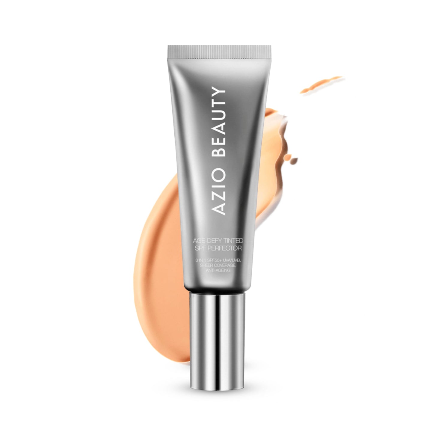 AZIO BEAUTY Azio Beauty SPF 50+ Tinted Anti-Aging Moisturiser 35ml Light – Broad Spectrum UVA/UVB/HEV Protection - Hydrating Sheer Coverage Blurs Pores & Smoothes Fine Lines with Matrixyl & Niacinamide