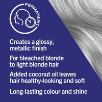 LIVE Schwarzkopf Live Hair Colour Fashion, Metallic Silver, 1 Count (Pack of 1)