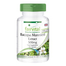 fairvital Fairvital | Bacopa Monnieri Extract 500mg, Brahmi, Vegan, Without Magnesium Stearate, 90 bacopa Capsules