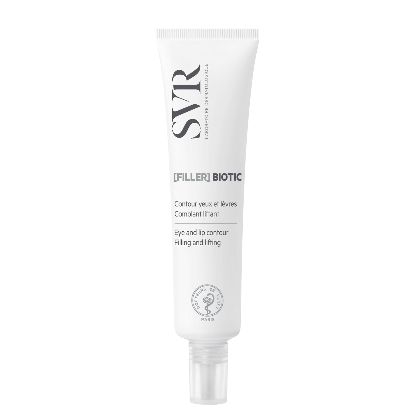 SVR [FILLER] BIOTIC Regenerating Lifting Eye Contour & Lip Cream with Peptides, Hyaluronic Acid, Probiotics and Stabilised Vitamin C, 15ml
