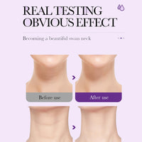 Skin Tightening Cream with Collagen & Retinol Firms Neck Skin Reduces Fine Lines Double Chin Dual Roller Massage Design for All Skin Types