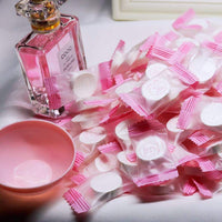 100 pcs Compressed Facial Mask Sheet Beauty DIY Disposable Mask Paper Natural Cotton Skin Care Wrapped Masks Normal Thick，Get a Small Mask Bowl, Mask Brushes and Hair Band Free