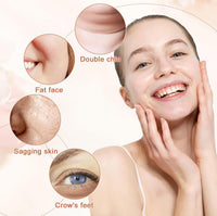 PingWPYe Face Lift Tape, Invisible V Face Sticker with 40 Pcs Wrinkles and 16 Lifting Ropes, Instant Wrinkle Lifting Patches Neck Eye Tape for V-Line Face, Tightening Skin Makeup Lift Tools