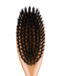 KENT Kent Brushes Finest Oval Cherry Wood Black Bristle Brush for Ladies