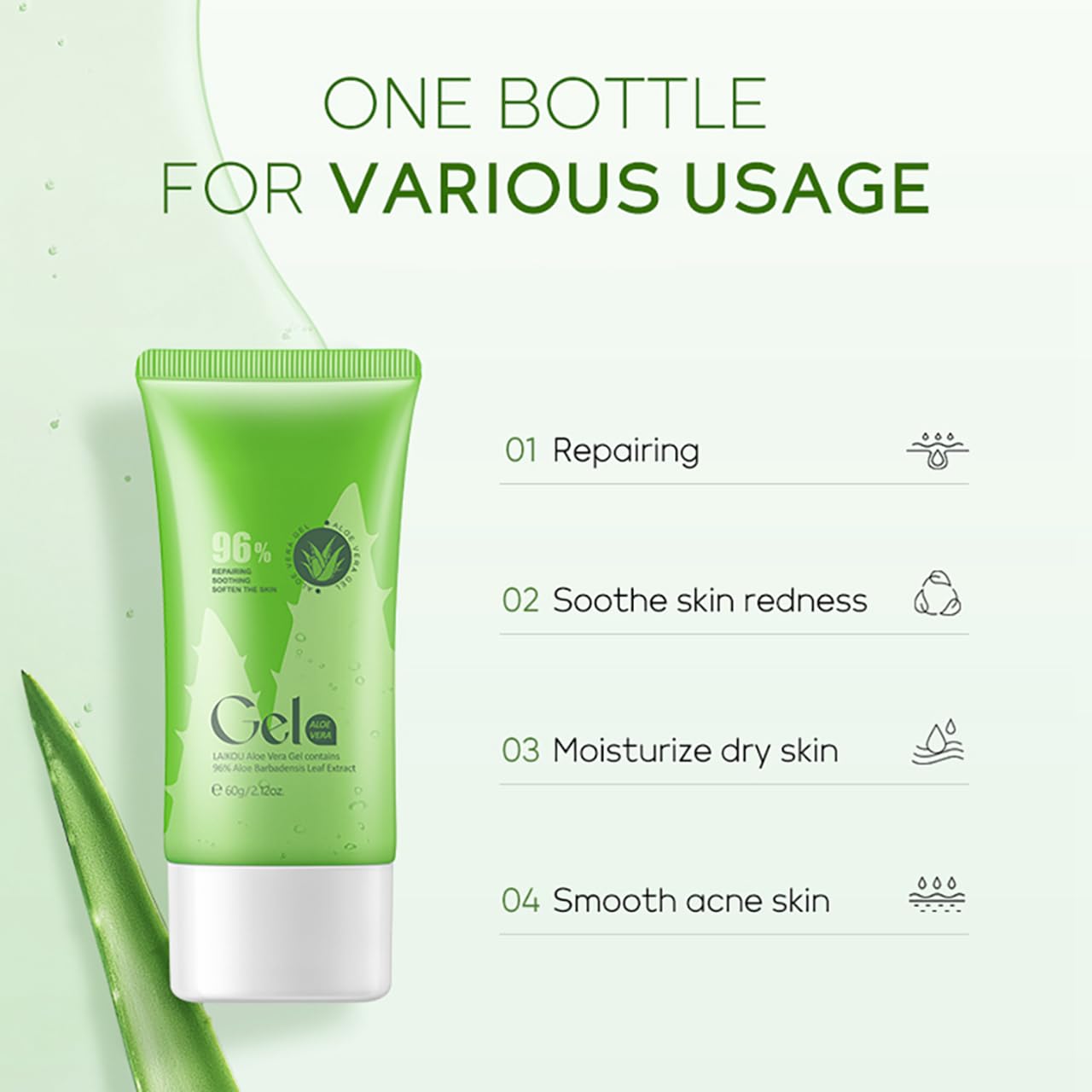 FPNNZ Aloe vera Gel For Skin Care, Aloe Vera Gel For Face, 99% Pure Aloe Vera Gel With Vitamin E, Aloevera Gel For Skin Care, Aloe Vera Gel, Itchy & Damaged Skin, Aloevera Gel For Skin CareAloevera Sunburn