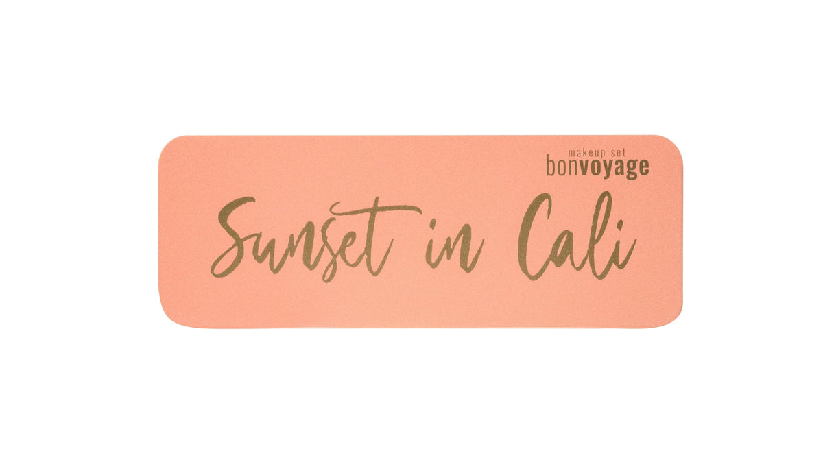 Markwins bonvoyage Essentials Sunset in Cali, Eyeshadow Palette, Palette with 12 California-Inspired Eyeshadow Shades, Professional Make up Kit, Makeup Kit for Women
