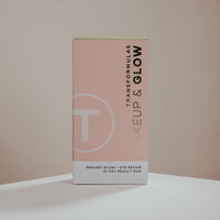 Transformulas Flawless PhotoGlow 50ml and Eye Wake Up Rapid Recovery 17.5ml Set, Face Moisturiser to Help Sooth, Tone and to Help Reduce Puffiness