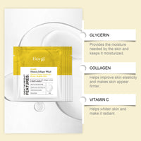 Soneat Bio Collagen Face Mask,Anti Wrinkle Mask,Firm Skin Deep Hydrating Mask,Bio Collagen Face Mask Overnight,Hydrating Hydrogel Mask,Small Molecule Penetration, Elasticity Improvement (Whtie1)