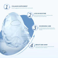 ISBEAUSOLS Bio Collagen Face Mask Beauty - Face Mask Set - bio dance Collagen Mask Overnight - Tender Hydrating Face Mask Skin Care Nourish - Anti Aging Overnight Collagen Face Mask (7)