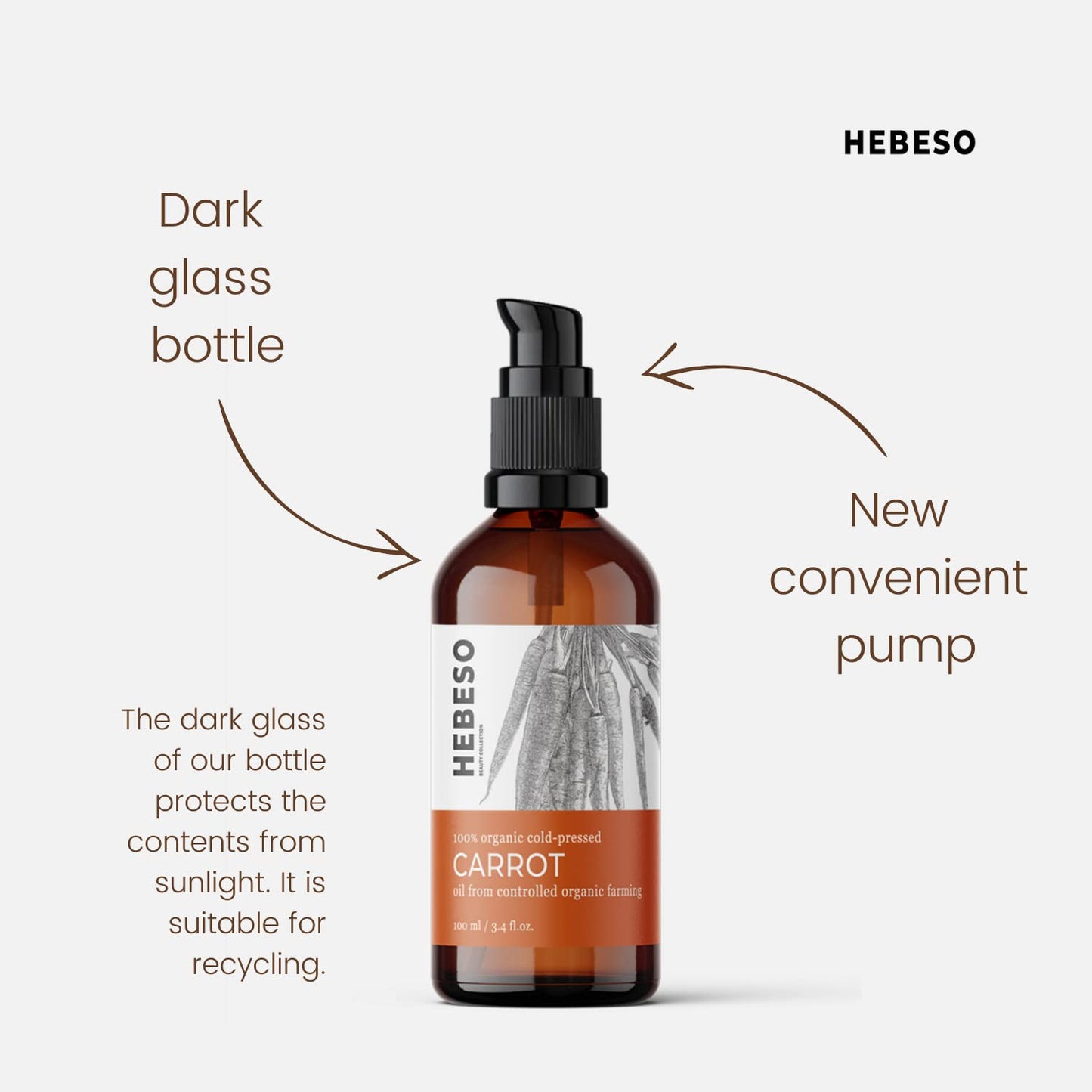 Skin is You Carrot Oil 100% Organic Cold-Pressed 100ml | Visible, Beautiful Tan | Easy To Distribute | Protects Against Harmful UV Rays | Restores Elasticity, Softness And Smoothness
