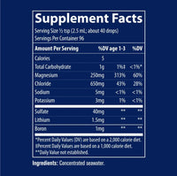 Mineral Drops, Concentrace, Non-GMO, Gluten-Free, Unflavored 118ml