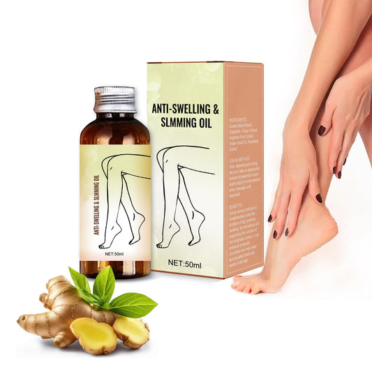 Swellclear Massage Oil for Legs, Swell Clear Lymphatic Drainage Massage Oil,Reduce Leg Swelling Naturally for Women and Men (1PCS)