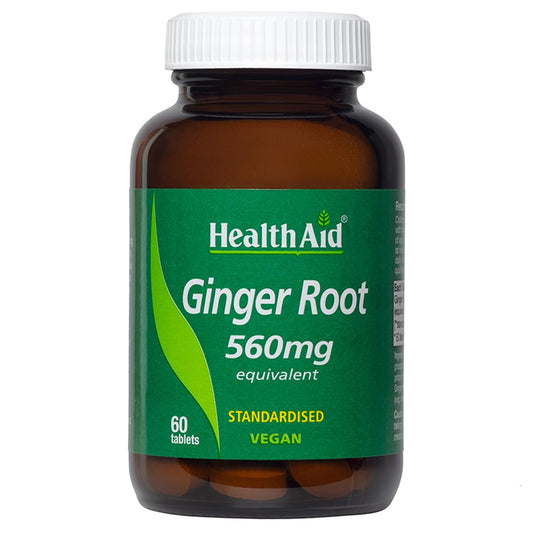HealthAid Ginger Extract 560mg 60 Tablets
