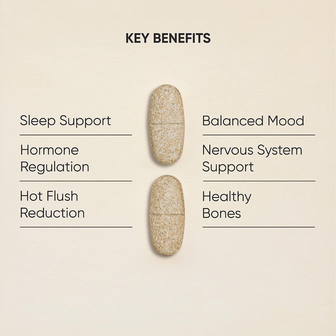 Nutri Advanced - MegaMag PeriMeno - Perimenopause Support with Magnesium Glycinate, Sage, Ashwagandha and Saffron - 60 Tablets