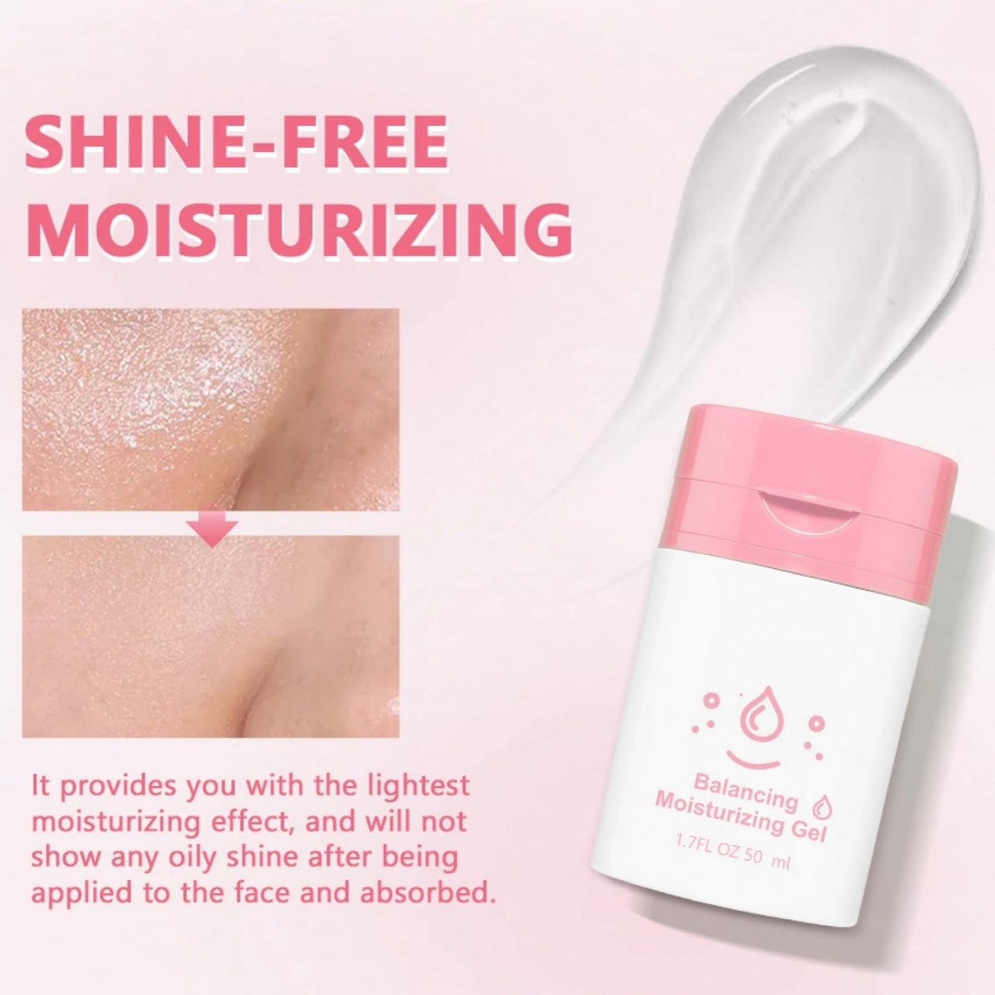 Bub~ble Skincare Slam Dunk Hydrating Moisturiser,Bubb-e Skin Caree Slam Dunk,Face Moisturising Cream for Normal to Dry Skin,Facial Moisturiser Bub~ble Skincare Sets,Level Up Balancing Moisturiser,Pink