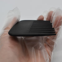 AIRERA 2 Pieces Professional Pompadour Streaker Afro Hair Combs, Mens Slickback Styling Comb, Wide Tooth Wet Pick Hair Beard Comb, Anti-Static Heat Resistant Hairdressing Shower Comb for Men Salon (A)