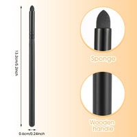 WLLHYF Eyeliner Smudge Brush Pencil Pointed Professional Applicator Blending Sponge Brush Stick for Eyeshadow Eyebrow Reusable Makeup Tool Pencil Brush Set