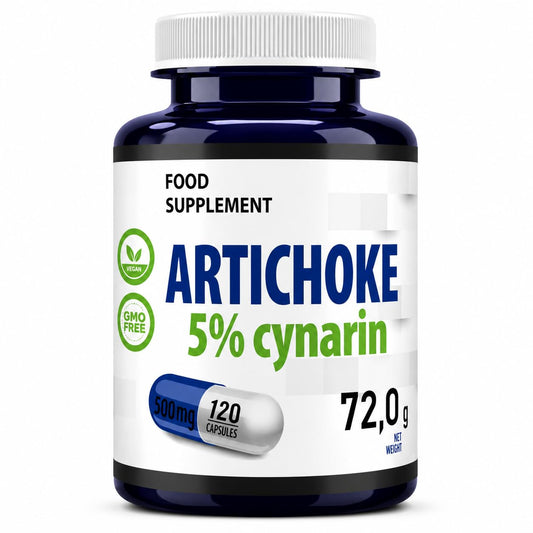 Hepatica Artichoke Extract 5,000mg Equivalent | 500mg 10:1 Cynara Scolymus Extract | Standardised to 5% Cynarin (25mg) | 120 Vegan Capsules | 4-Month Supply | 3rd Party Lab Tested
