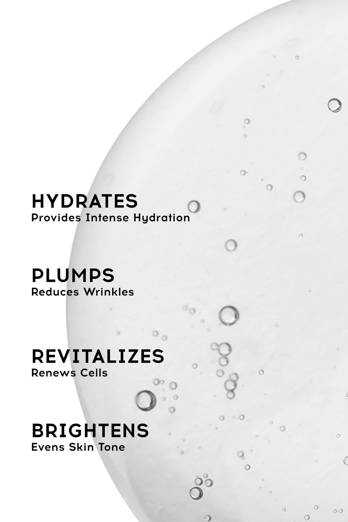 cream co. 30ml Peptide Serum & Hyaluronic Acid Face Serum for All Skin Types, Niacinamide, Anti Aging Serum for Face, Vegan, Balances Oil, Revitalizes