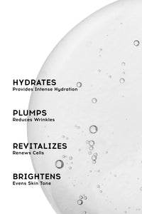 cream co. 30ml Peptide Serum & Hyaluronic Acid Face Serum for All Skin Types, Niacinamide, Anti Aging Serum for Face, Vegan, Balances Oil, Revitalizes