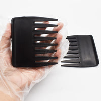 AIRERA 2 Pieces Professional Pompadour Streaker Afro Hair Combs, Mens Slickback Styling Comb, Wide Tooth Wet Pick Hair Beard Comb, Anti-Static Heat Resistant Hairdressing Shower Comb for Men Salon (B)