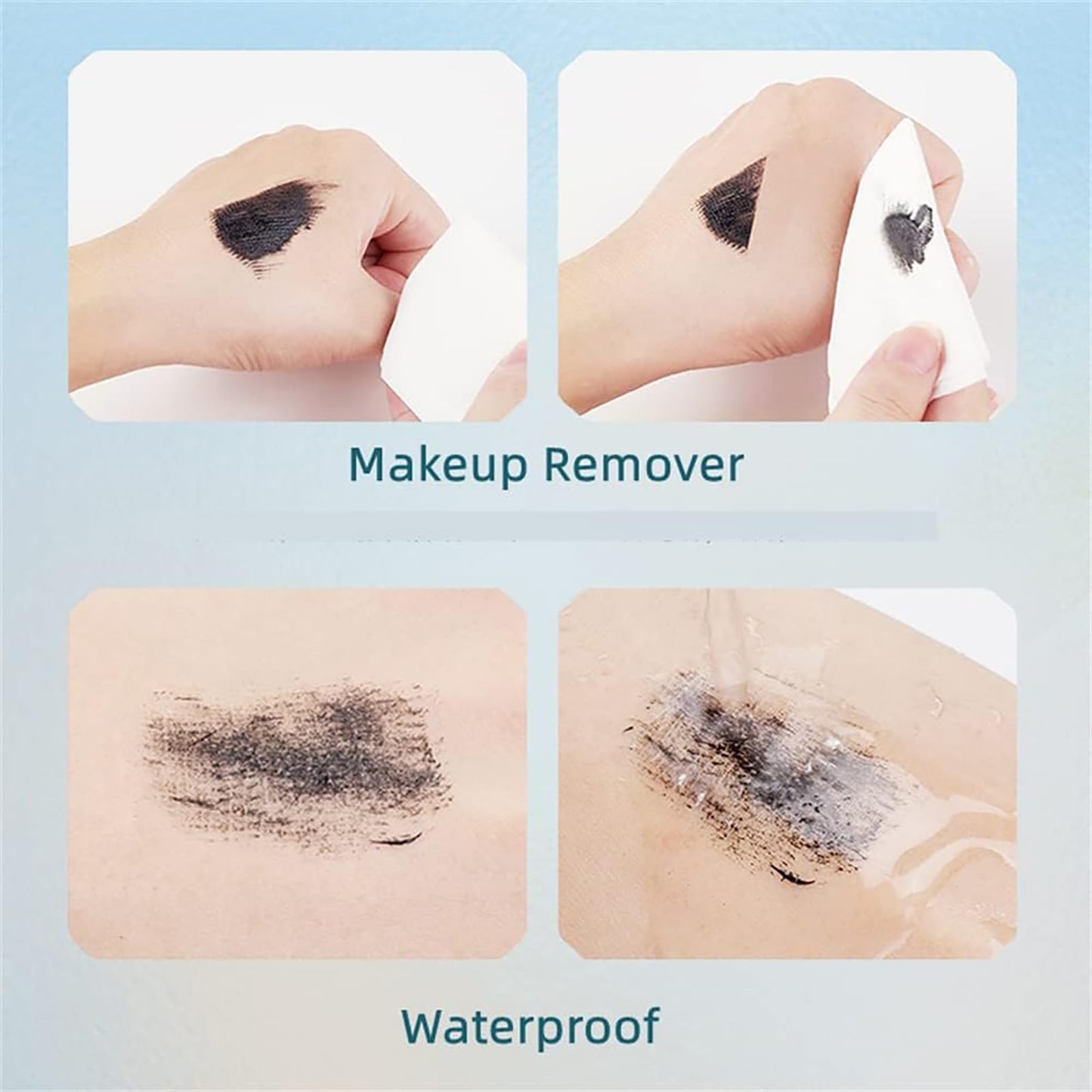 OlymGrow Waterproof Ultra-Fine Mascara for Short, Fine Lashes – Lengthening & Thickening Formula with Skinny Precision Brush, Smudge-Proof Black Volumizer for Tiny Eyelashes, Clump-Free Definition, 1 Pack