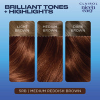 Clairol Nice'n Easy Crème Permanent Hair Dye, 5RB Medium Reddish Brown, 115g