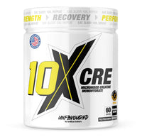 10X Athletic CRE Micronized Creatine Monohydrate - Unflavoured, 300g, 100% Vegan