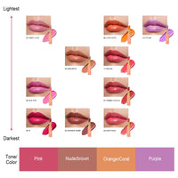 Oulac Moisture Shine Lipstick, Juicy Finish, Balm-like Texture,Moisturizing Lips,90% Essential Oils,Vegan, Cruelty-free & Gluten-free (07 First Love (Mauve pink))