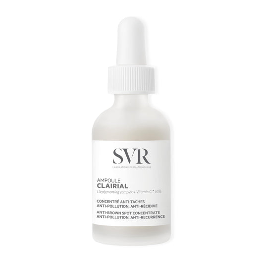 SVR CLAIRIAL Ampoule - Hyperpigmentation Face Serum, Vitamin C and Whitening Complex Triple-Action Concentrate - Anti-Brown Spot, Anti-Pollution, Anti-Relapse, 30ml