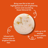 grüum Twin Pack Brightening Shampoo Bar 50g - Solid Shampoo Bars for Hair Up to 60 Washes - Plastic Free Vegan Bar for Men & Women - Paraben Free Rich Lathering Bars for Colour Treated Hairs