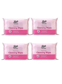 Boots - Boots Everyday Moisturising Cleansing Wipes | Moisturising Formula | 25 Plastic Free Wipes per Pack [4 PACK]