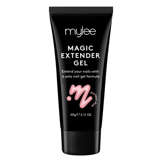 MYGEL by Mylee Magic Extender Gel – Long Lasting Wear, Natural Look, Nail Extension Gel, for Beginners & Salon Professionals, Acrylic Nail Thickening Builder Gel, Nail Art - 60 Gram Tub (Perfect Pink)