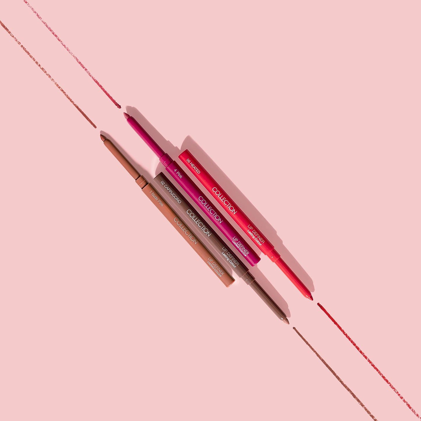 Collection Cosmetics Smooth, Long-Lasting, Lip Definer Pencil, 4.2g, Cappuccino