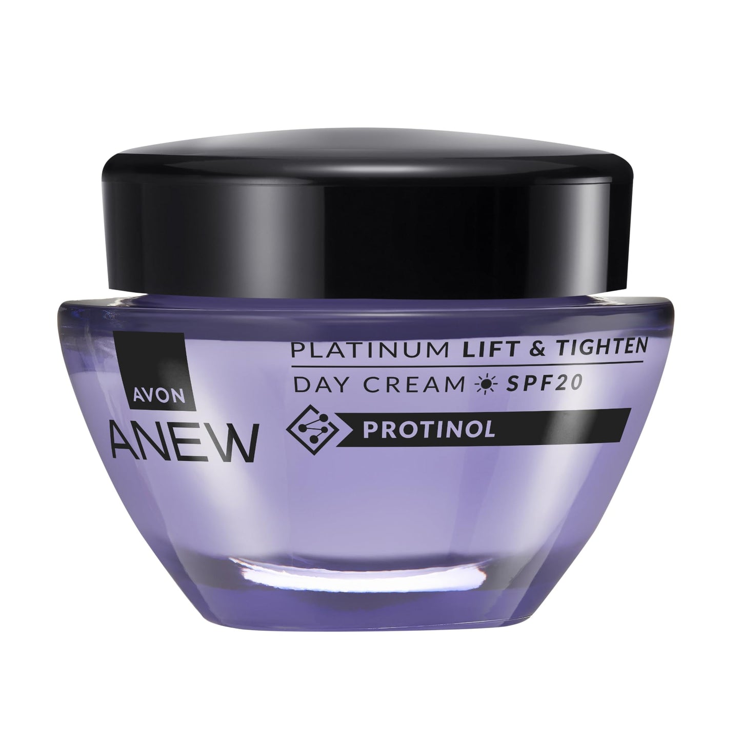 Avon Anew Platinum Lift & Tighten SPF20 Day Cream 50ml, with Protinol™ Technology to Help Lift Skin, and Replenish the Look of Skin's Firmness, Moisture and Elasticity, Cruelty Free