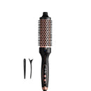 wavytalk Wavytalk Thermal Brush, Blowout Boost Ionic Heated Hot Round Brush, to Make Hair Smoother & Shinier, Easy to Use & Less Damage, 38mm Barrel, 5 Temperature Settings, Dual Voltage, UK Plug, Rose Gold