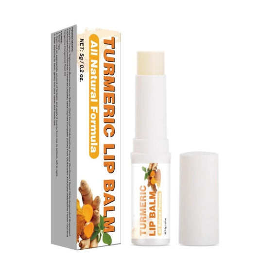 Trendyfave Turmeric Lip Balm - Nourishing & Protective Lip Care with Natural Botanicals，2Pcs