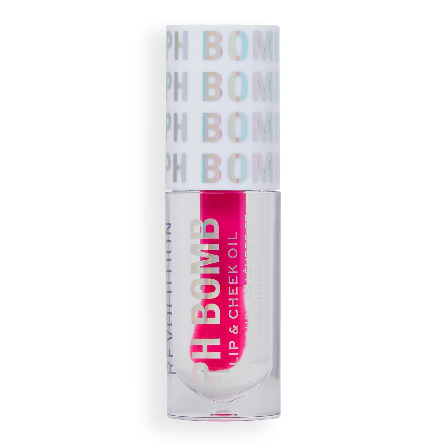 Makeup Revolution, PH Bomb Lip & Cheek Oil, Adapting & Buildable Formula, Universal Shade, 4.5 ml