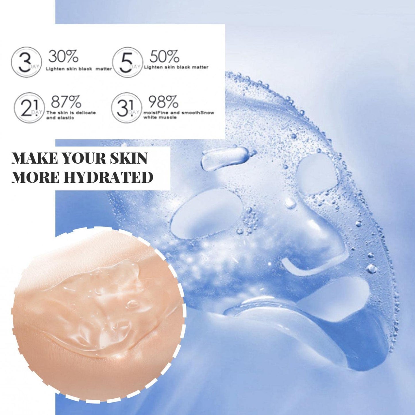 20PCS Wash-Free Collagen Firming Mask, Collagen Moisturizing Sleeping Mask, Wash-Free Firming Anti Aging Moisturizing Face Facial Mask for Women & Men