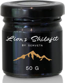 Altai Shilajit Resin - 50g - Infused with Lion's Mane Mushroom - Cold Filtered Shilajit Nutrient Resin - 6 Months Supply, Vitality & Mental Clarity - Boosting Focus with Lions Mane Shilajit