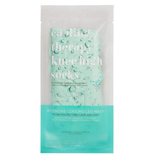 VOESH Voesh Cooling Therapy Knee-high Socks to Revitalize Tired Legs & Feet, Intensive Cooling foot Mask, 1 pair
